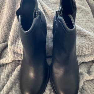 Sun & Stone Black Ankle Boots